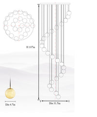 Thumbnail for staircase chandelier home depot