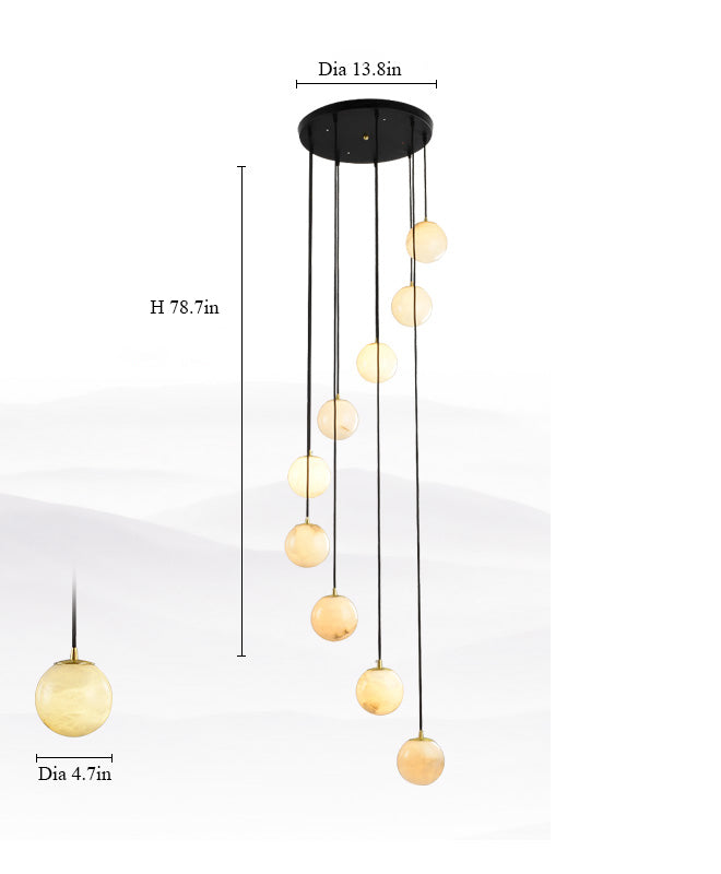 stairway lighting pendant