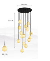 Thumbnail for stairwell chandelier