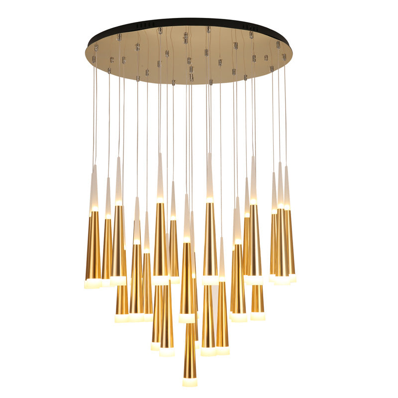 Modern chandelier foyer