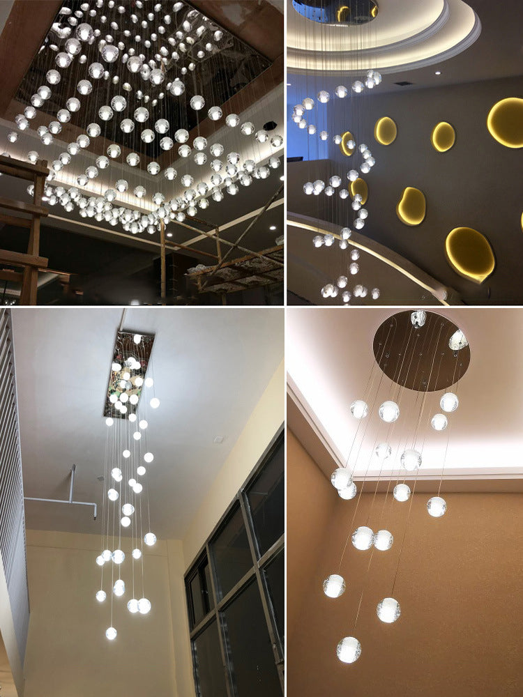 crystal pendant light for interior lighting
