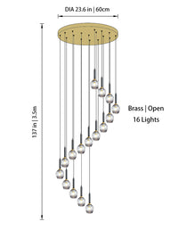 Thumbnail for Modern Glass Chandelier