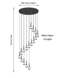 Thumbnail for Modern Glass Chandelier