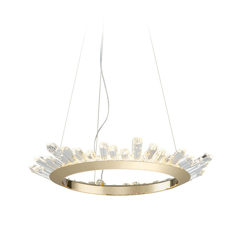 Modern Crystal Polygonal Chandelier | Geometric LED | Aurorae