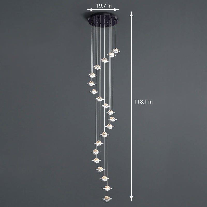 Multi-Light Glass Pendant