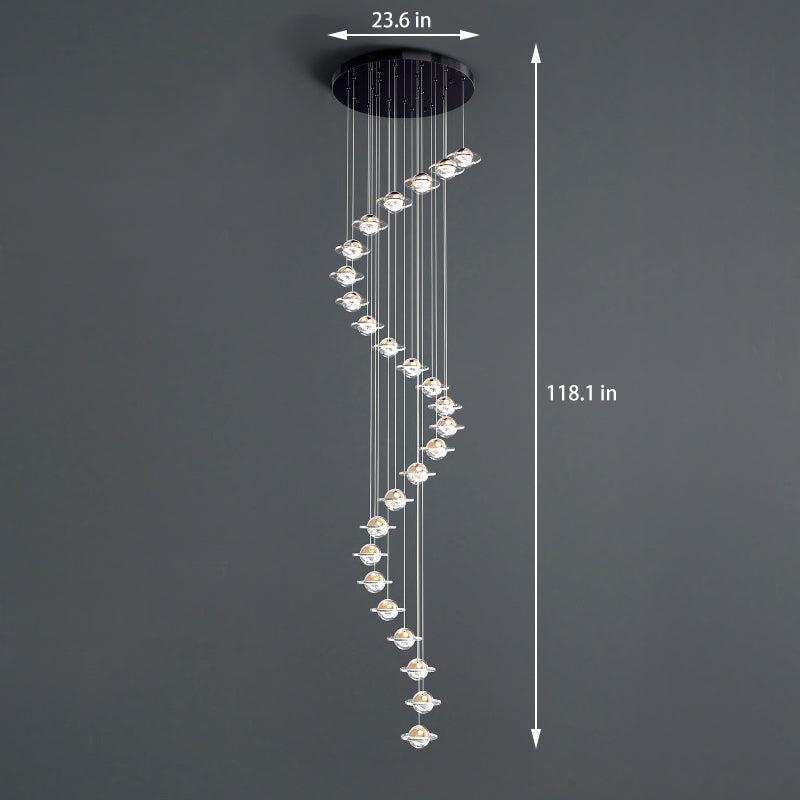 Multi-Light Glass Pendant