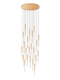 Thumbnail for Multi-Pendant Crystal Chandelier