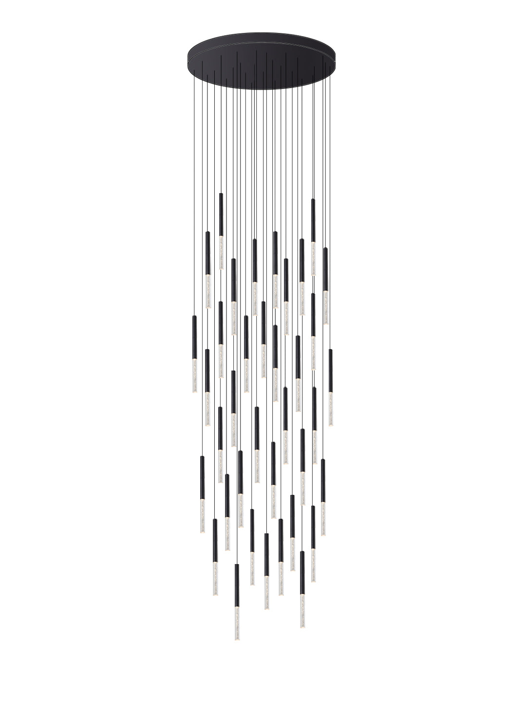 Multi-Pendant Crystal Chandelier | LED Cluster | Aurorae