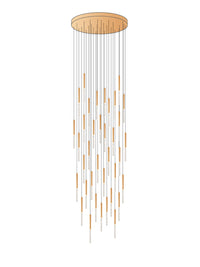 Thumbnail for Multi-Pendant Crystal Chandelier