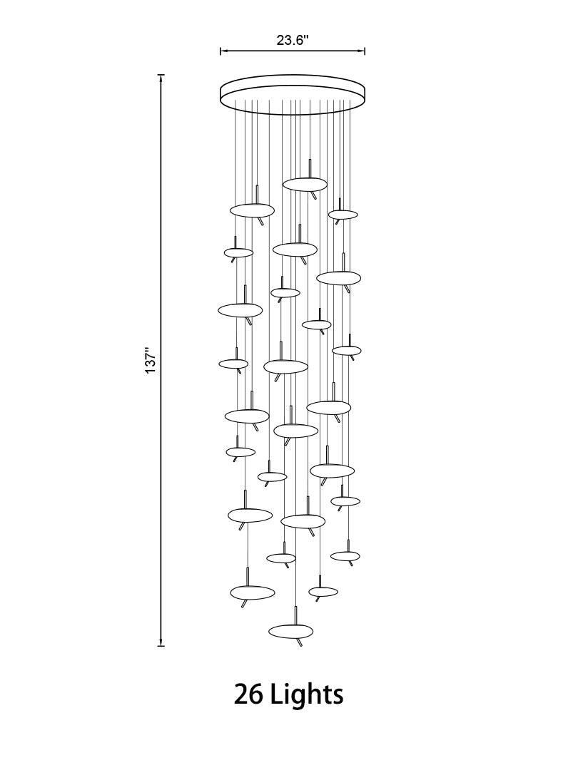 large chandelier for foyer