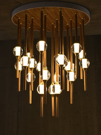 Thumbnail for Night Dew Wooden Chandelier Light Fixture