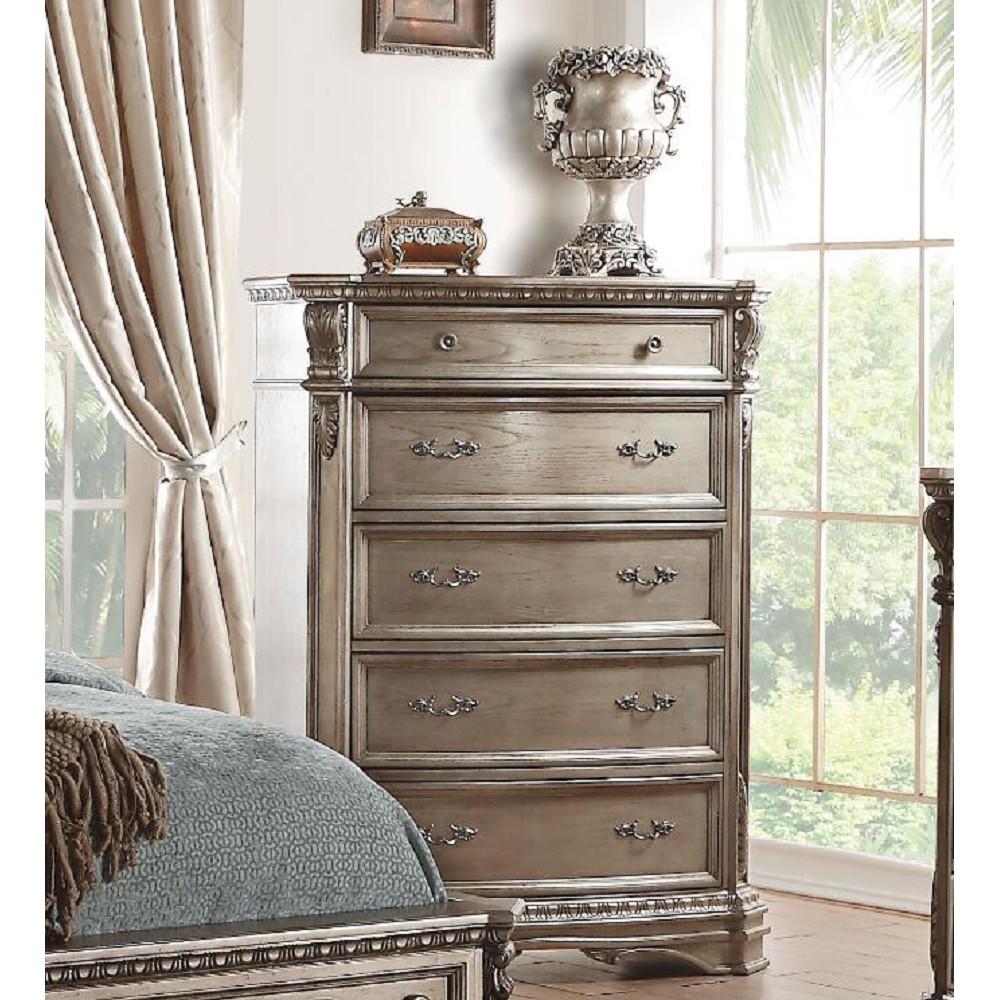 Northville Chest in Antique Silver