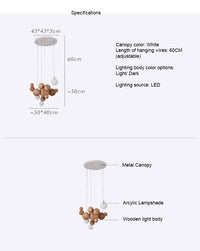 Thumbnail for Orb Wooden Pendant Lamp