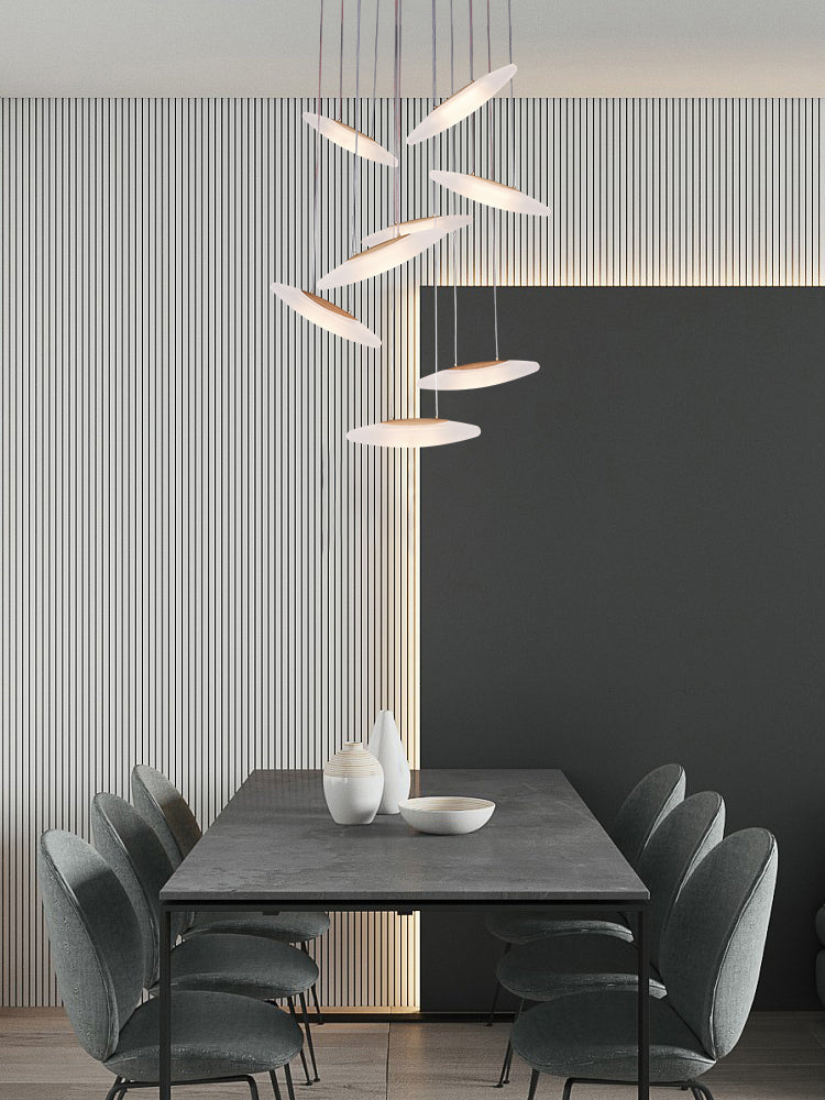 Postmodern Luxury Wooden Chandelier