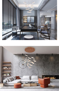 Thumbnail for Postmodern Luxury Wooden Chandelier