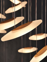 Thumbnail for Postmodern Luxury Wooden Chandelier