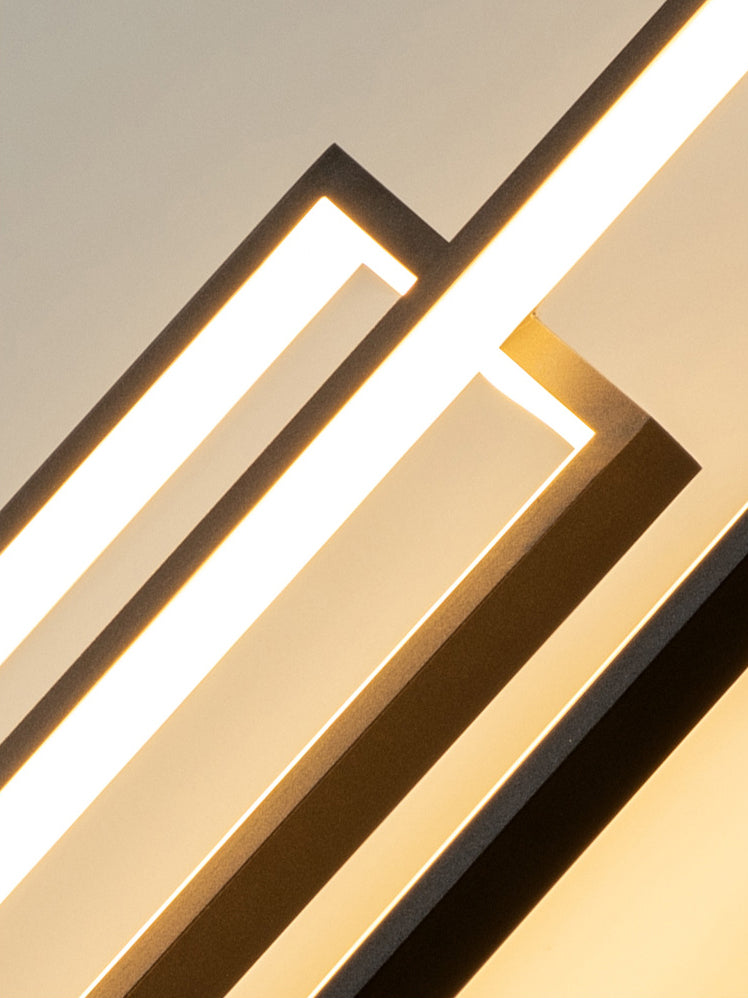 Close-up of the LED strip, emphasizing its warm, even light distribution.