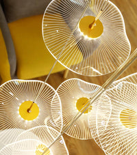 Thumbnail for Close-up of the acrylic pieces, emphasizing their smooth texture and light-diffusing beauty.