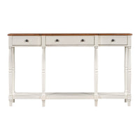 Thumbnail for Solid Wood Console Table in White