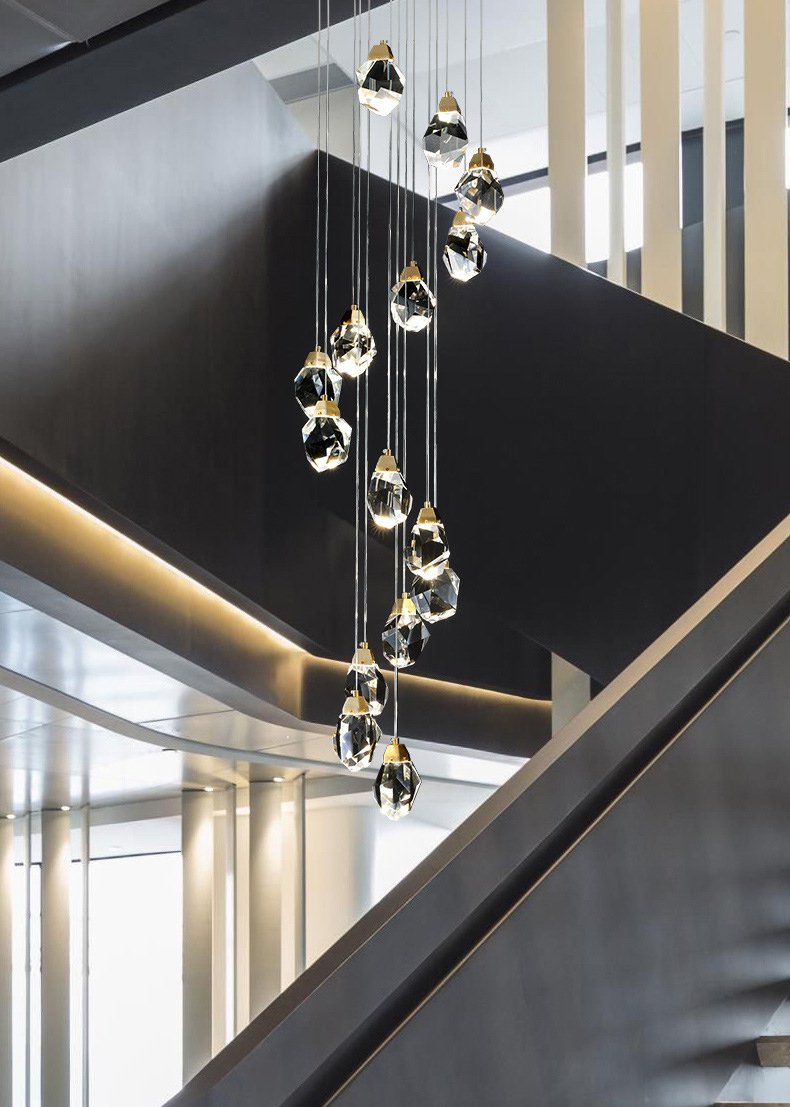 Modern foyer lighting