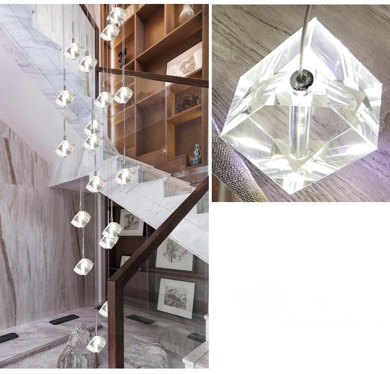 modern entryway lighting in chrome