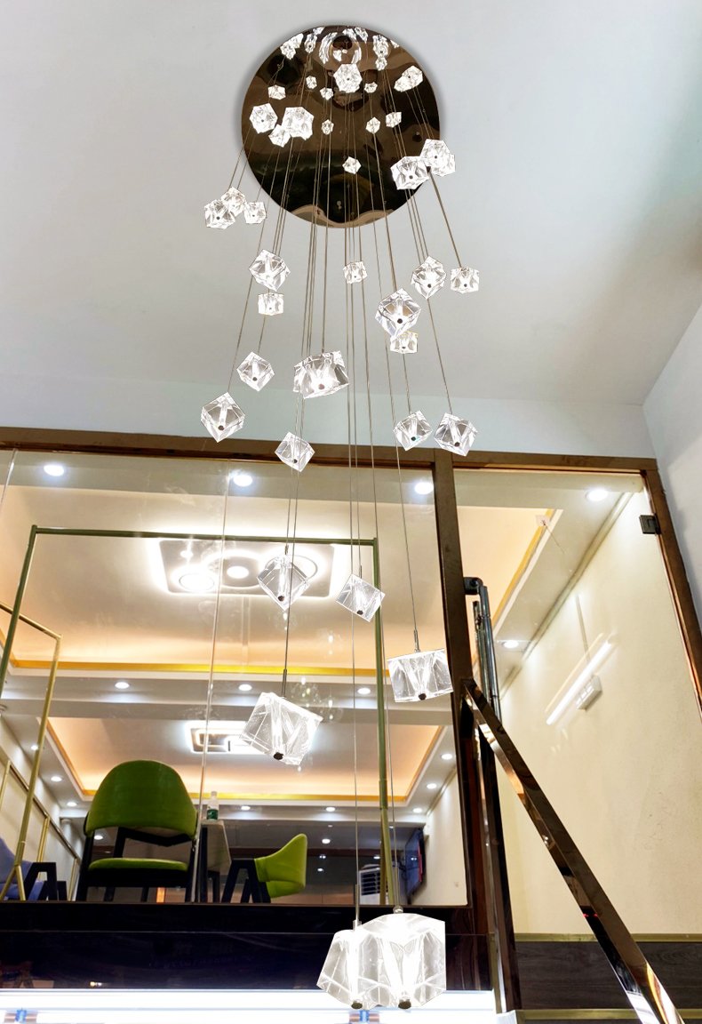 modern crystal pendant lighting