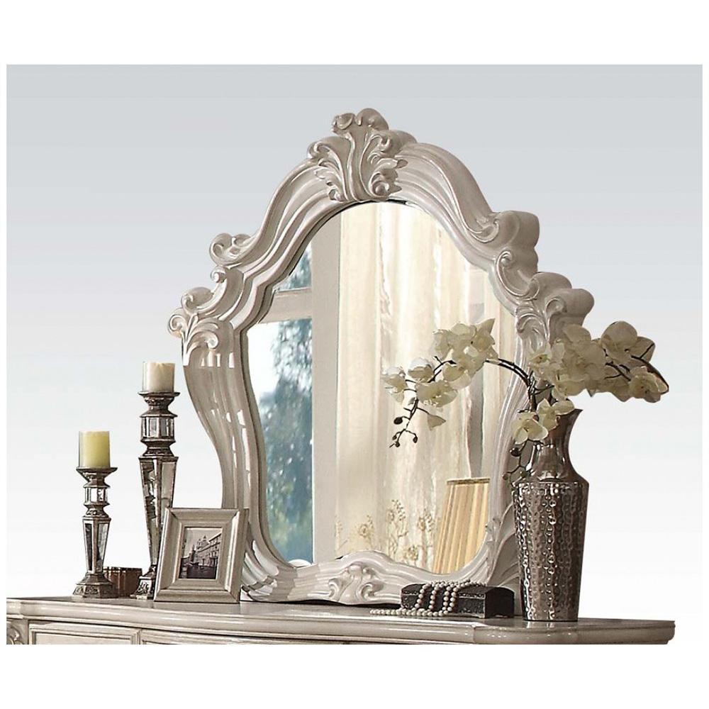 Versailles Mirror in Bone White