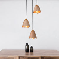 Thumbnail for Wooden Bell Pendant Light