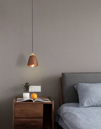 Thumbnail for Wooden Bell Pendant Light