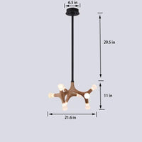 Thumbnail for Modern Living Room Wooden Chandelier