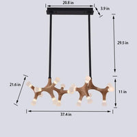 Thumbnail for Modern Living Room Wooden Chandelier