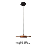 Thumbnail for Wooden Lotus Pendant Light