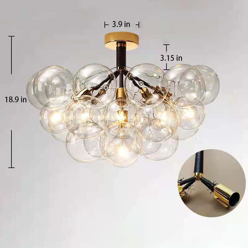 kitchen ceiling lighting in brass