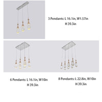 Thumbnail for glass pendant lights for kitchen