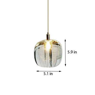 Gorgeous Glass Pendant Light | Organic Chrome LED | Aurorae