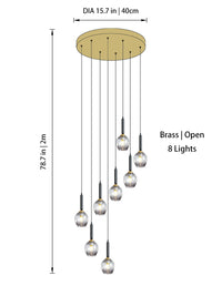 Thumbnail for Modern Glass Chandelier