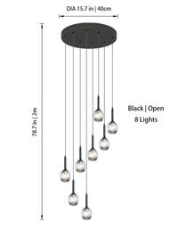 Thumbnail for Modern Glass Chandelier