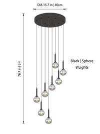 Thumbnail for Modern Glass Chandelier