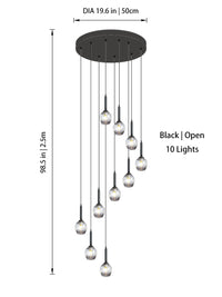 Thumbnail for Modern Glass Chandelier