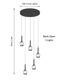 Thumbnail for Modern Glass Chandelier
