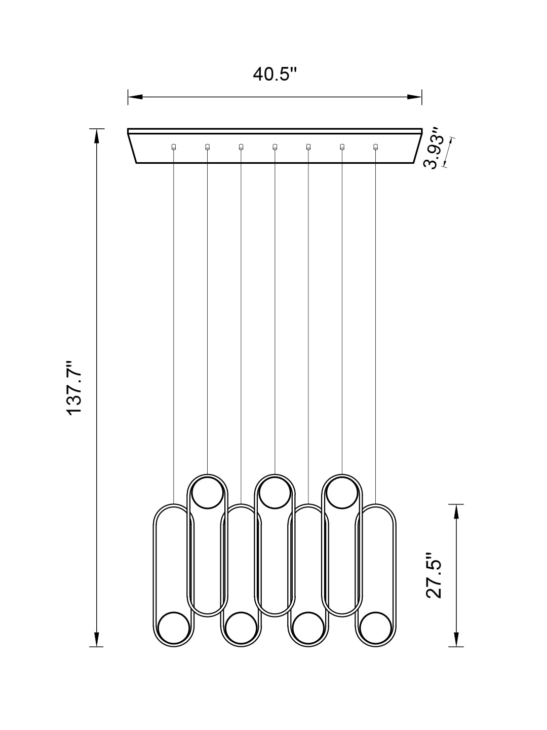 The chandelier in a kitchen island setting, providing both functional lighting and aesthetic appeal with its dimmable LED bulbs.