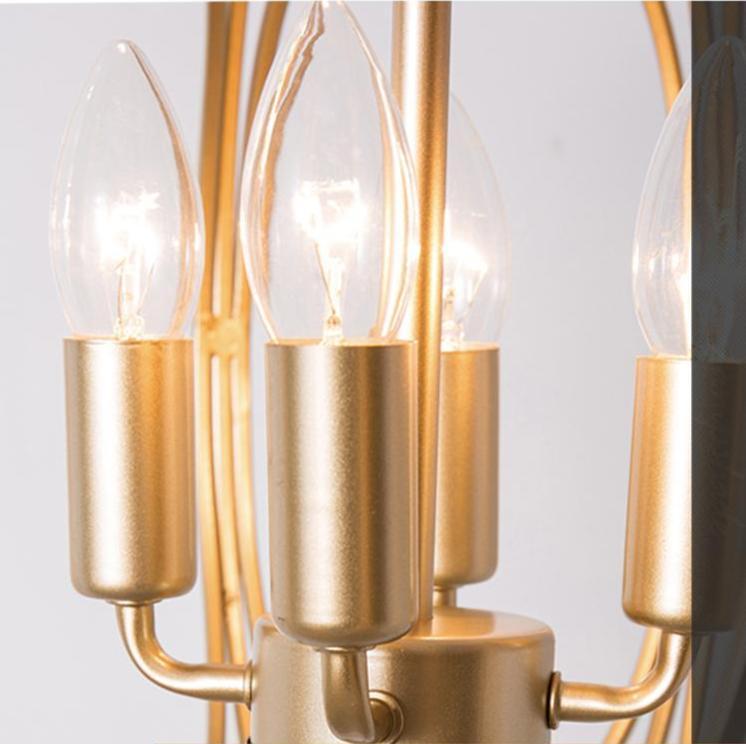 Wrought Iron Cage Pendant | Minimalist Gold | Aurorae