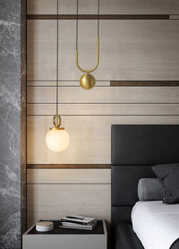 Thumbnail for Electroplating Bronze Stretchable Glass Pellet Chandelier