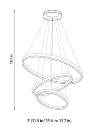 Thumbnail for Indoor Modern Circular Ring Chandelier