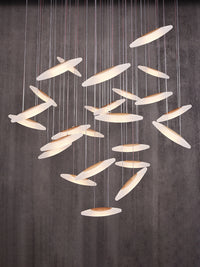 Thumbnail for Postmodern Luxury Wooden Chandelier