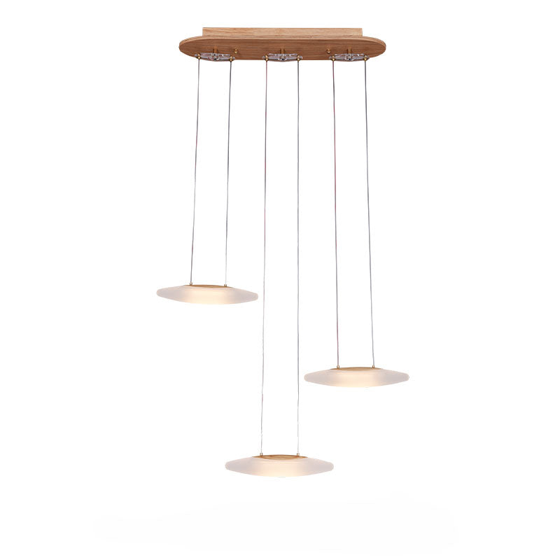 Postmodern Luxury Wooden Chandelier