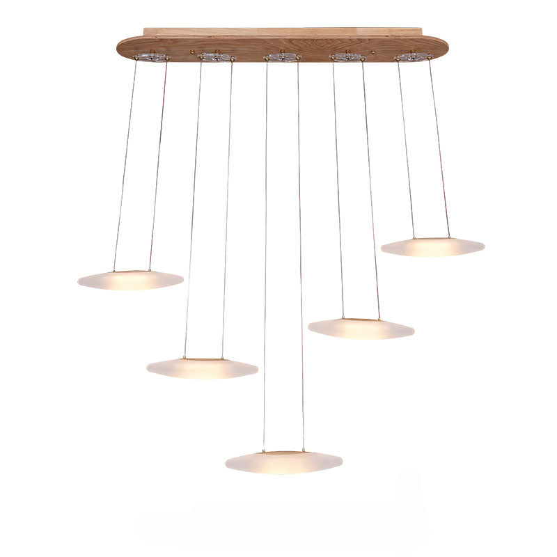 Postmodern Wooden Chandelier | Natural Luxury LED | Aurorae