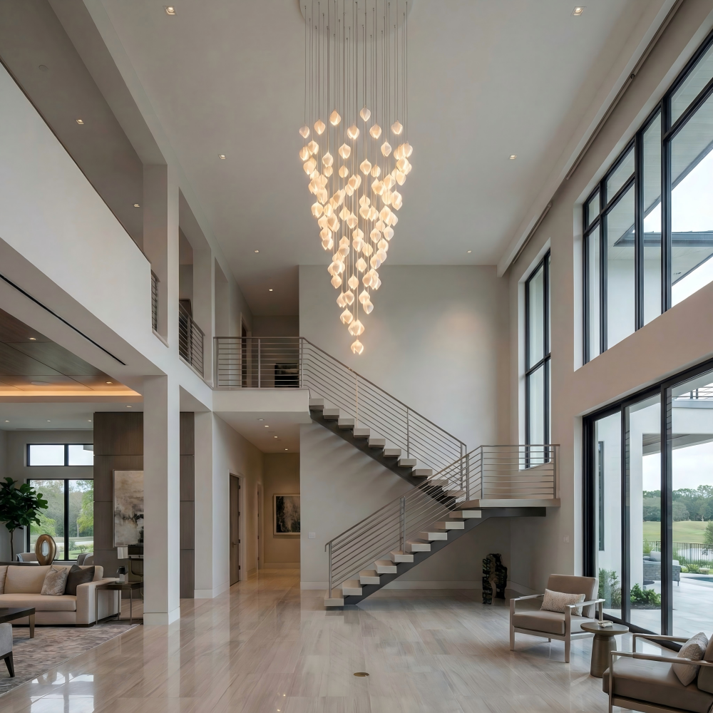 Bloom Chandelier | Porcelain Petal Radiance