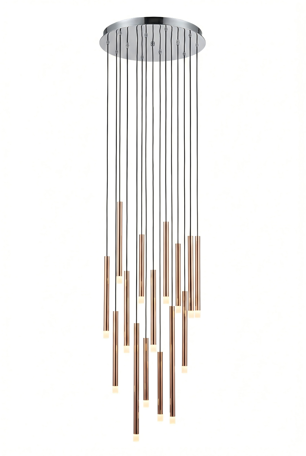 Cluster Tube Pendant Light | Hand-Blown Glass LED | Aurorae