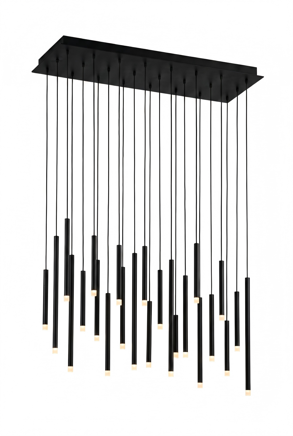 Cluster Tube Pendant Light | Hand-Blown Glass LED | Aurorae